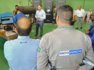 Brito&Kerche e Grupo Priner durante Workshop da Eddyfi de detecção de trincas de CST